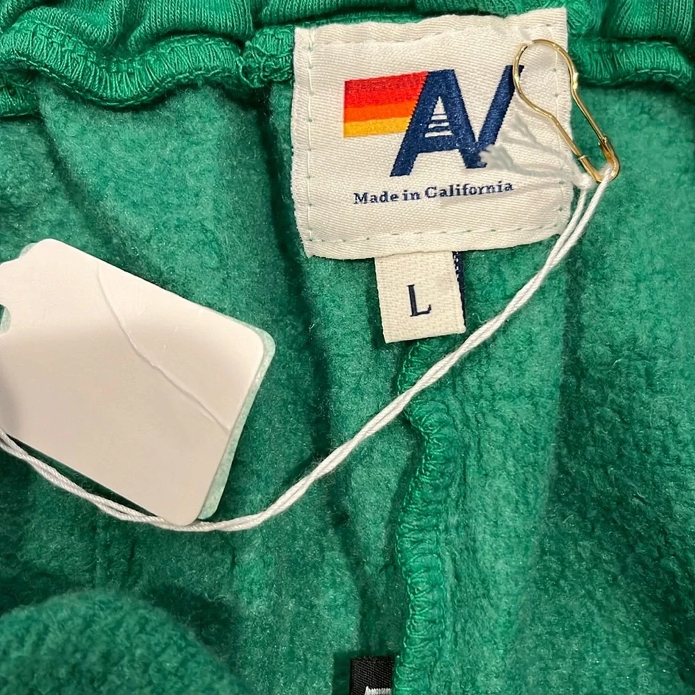 - NWT Aviator Nation 5 Stripe shorts KELLY GREEN Large - Picture 4 of 4